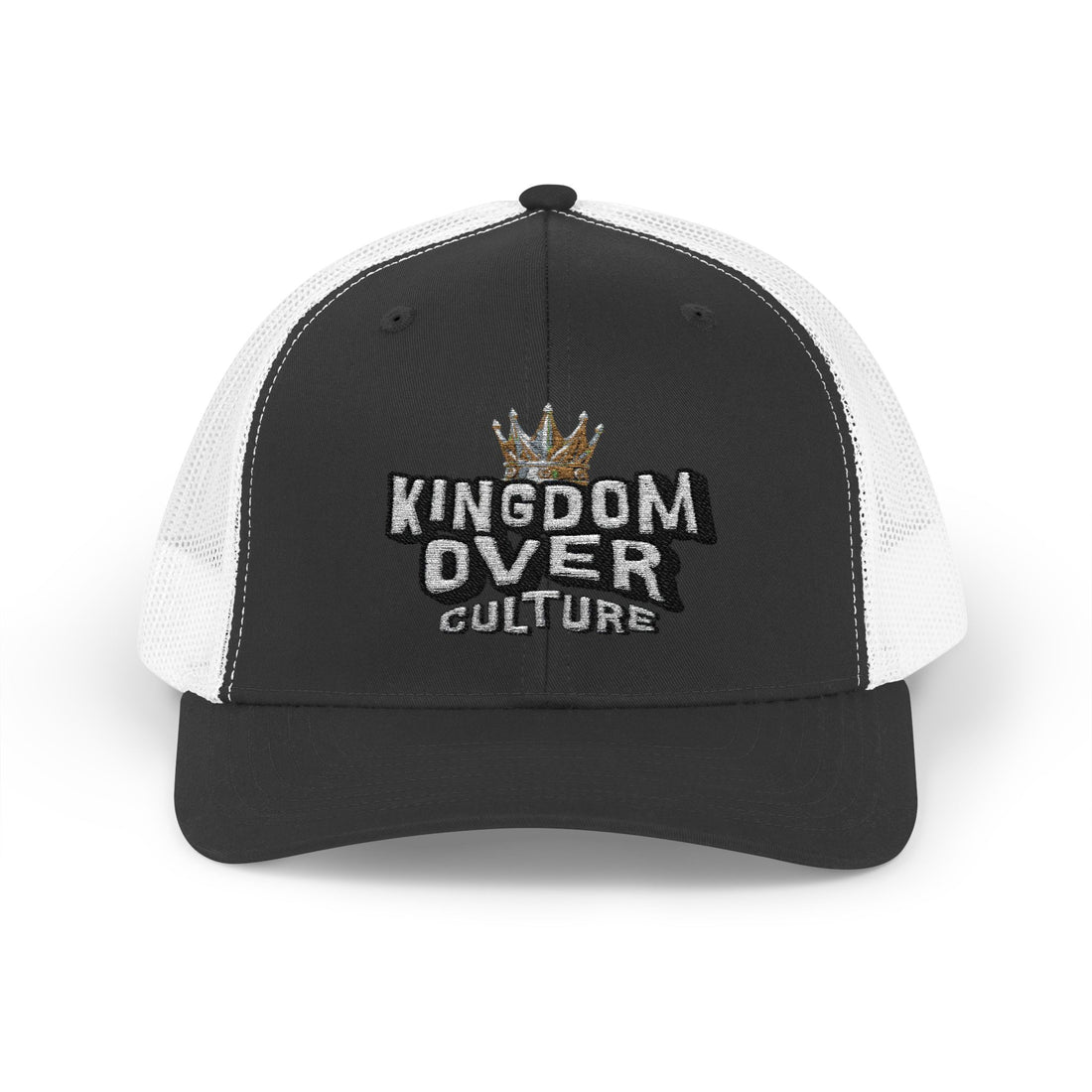 Christian Kingdom Over Culture Snapback Trucker Cap, Faith Baseball Hat, Christian Apparel, Religious Headwear, Christian Gift