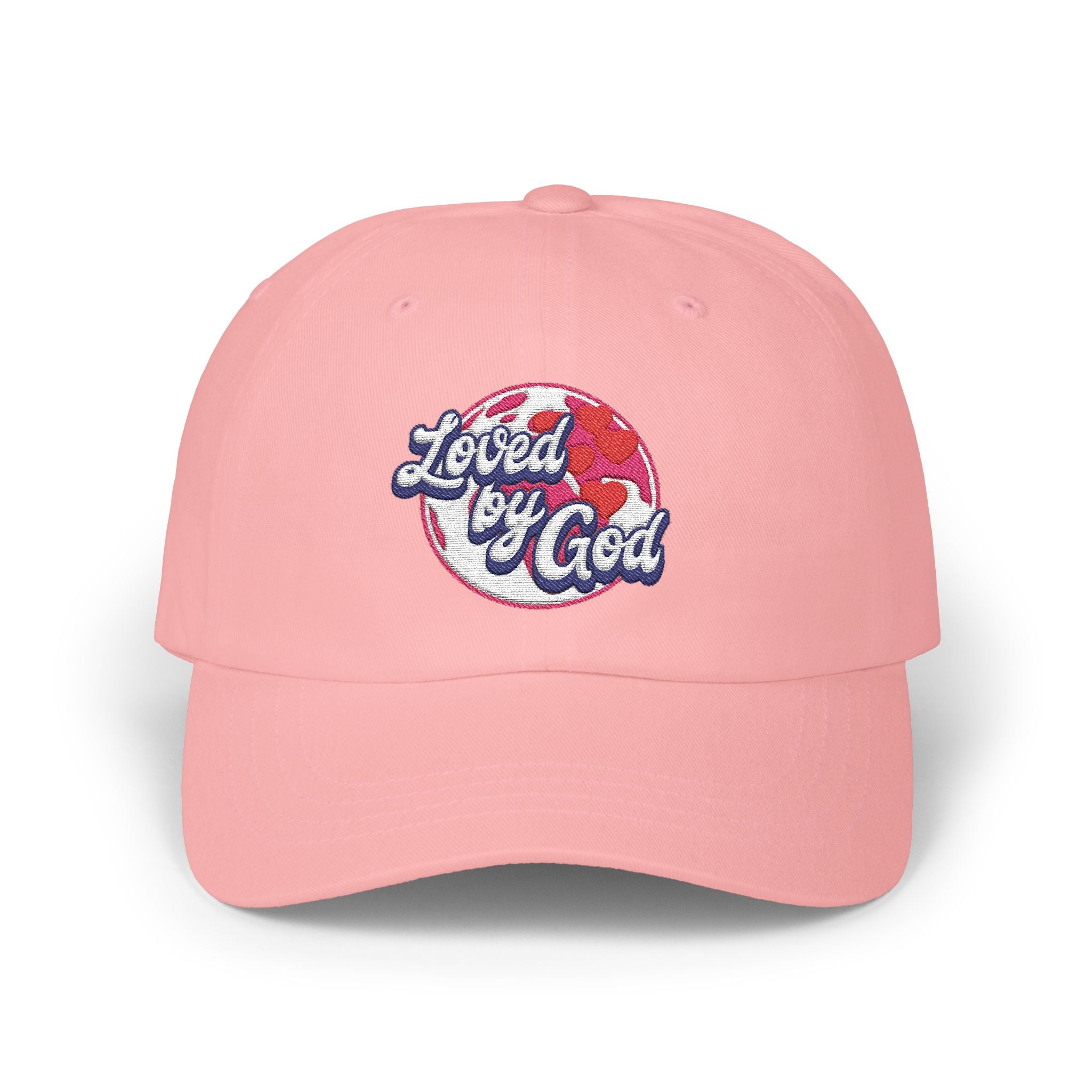 Pink Dad Cap 'Loved by God' Christian Hat