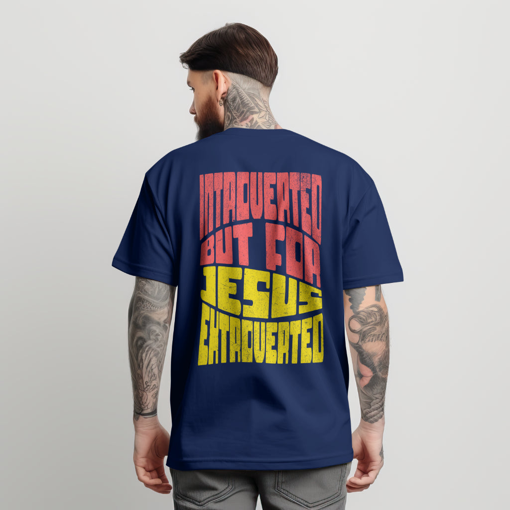 Introverted But for Jesus Extroverted T-Shirt | Bold Christian Graphic Tee for Men & Women